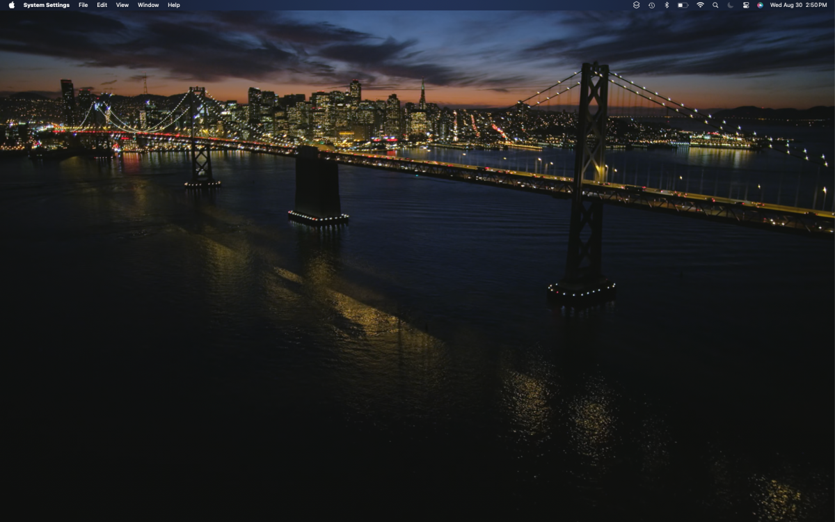 macOS Sonoma wallpaper: San Francisco Night
